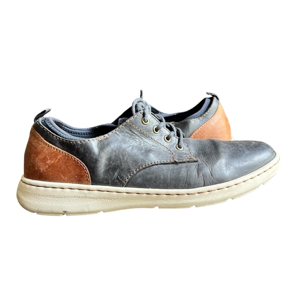 Born Marcus Oxford Shoes Men's 9.5‎ M Leather College Classic Outdoor Blue Brown